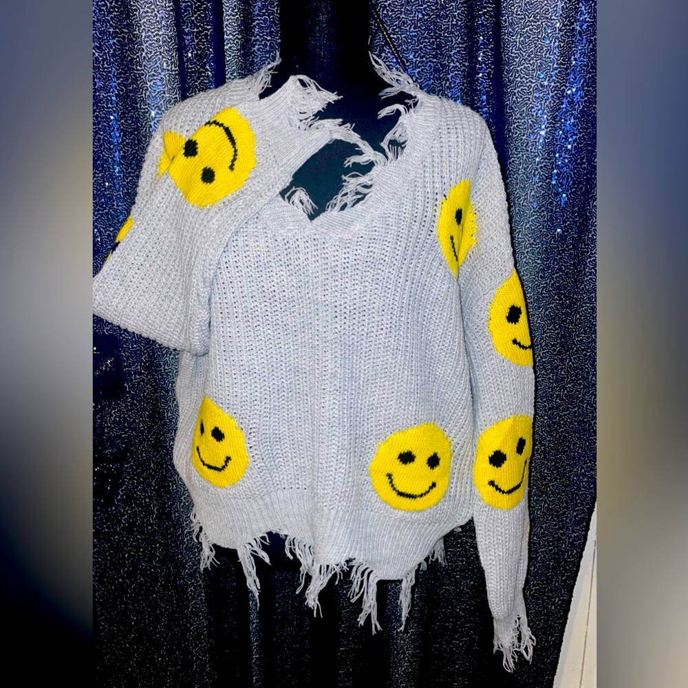 Happy Face Sweater